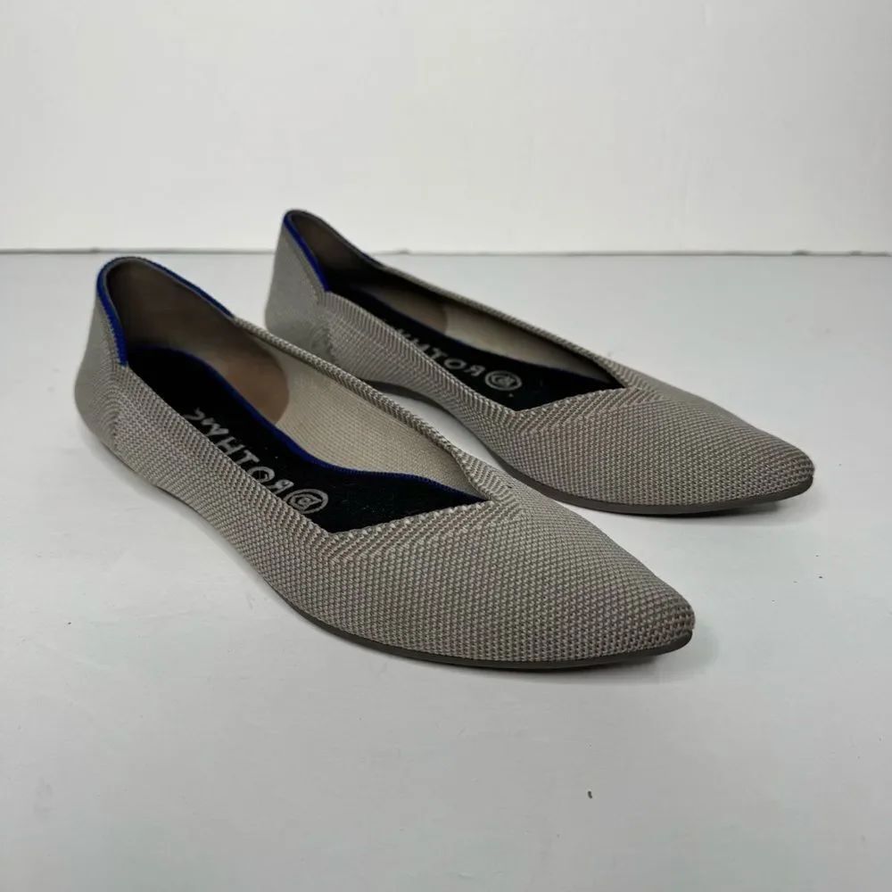 Rothy’s gray flats size 7.5